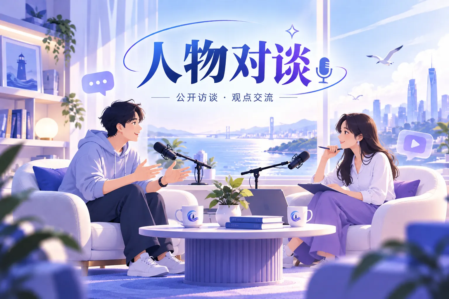 人物对谈主题图